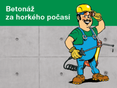 Betonáž za horkého počasí